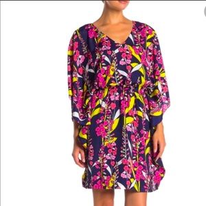 🆕TRINA TURK SENTIMENT RETRO FLORAL DRESS (SzXS)